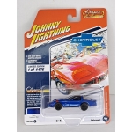 Johnny Lightning 1:64 Chevrolet Corvette 1977 grand sport blue